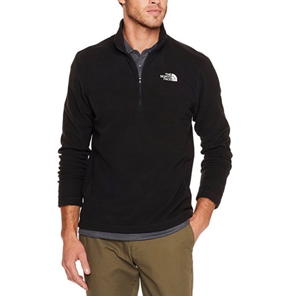 the north face men's tka glacier quarter zip pullover